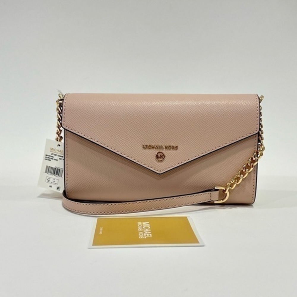 NEW Michael Kors Jet Set Charm Large Envelope Phone Crossbody Wallet Bag